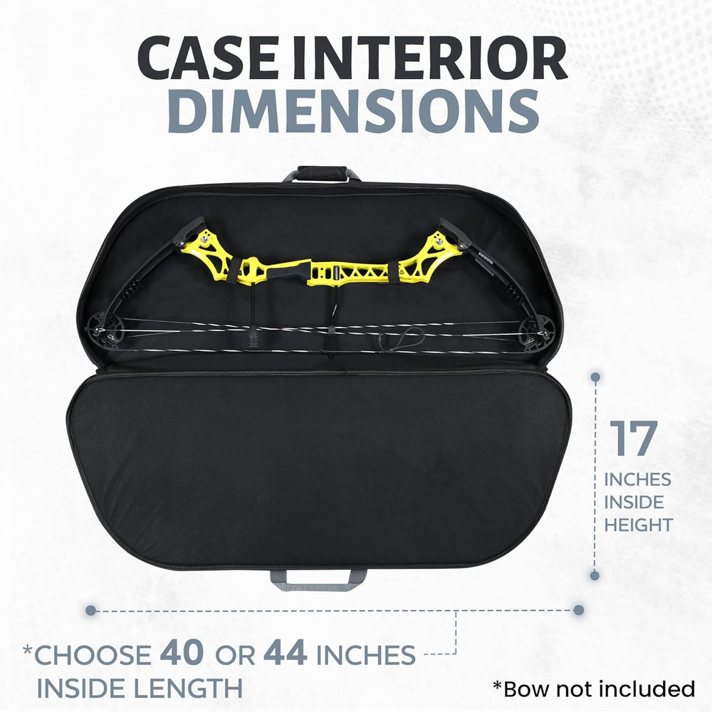 Apollo Travel Compound Bow Case - Soft Bow Case with Spacious Storage Pockets &