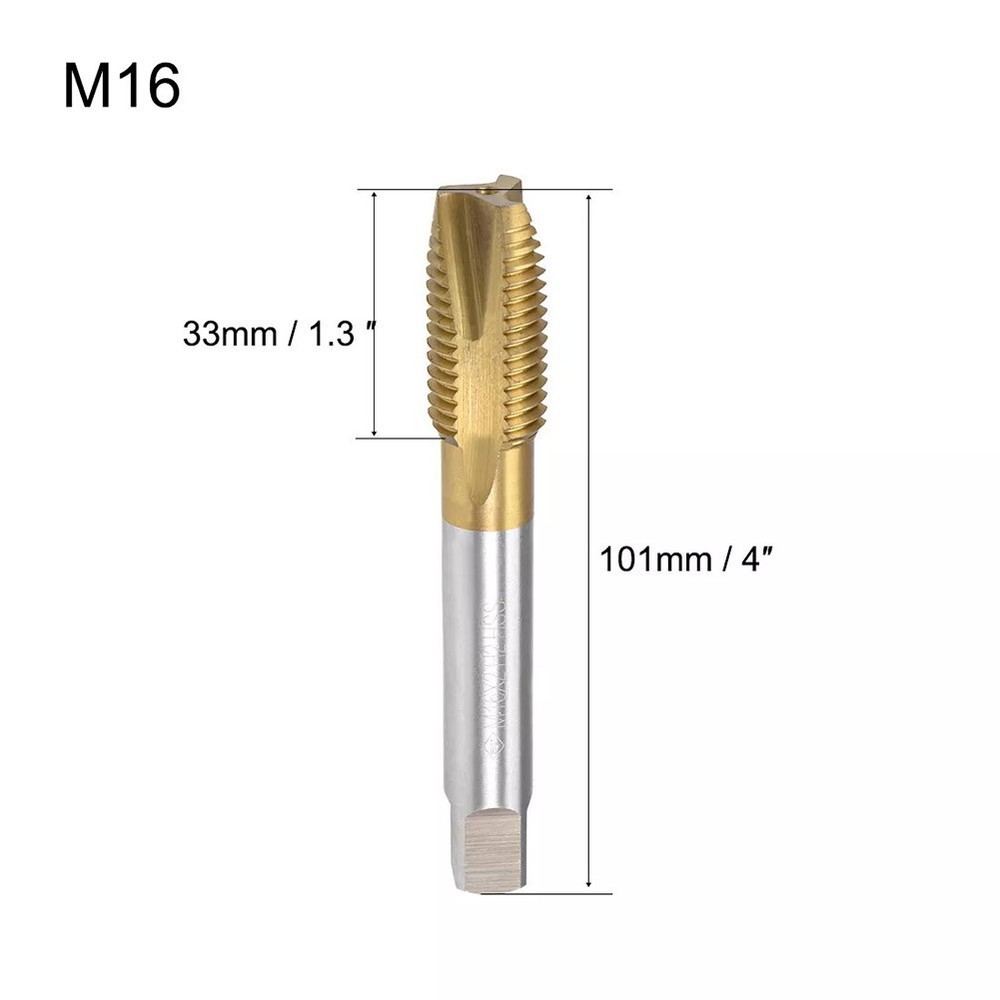 Robust For M16 x 2 Thread Tap for Increased Efficiency in Threading Tasks