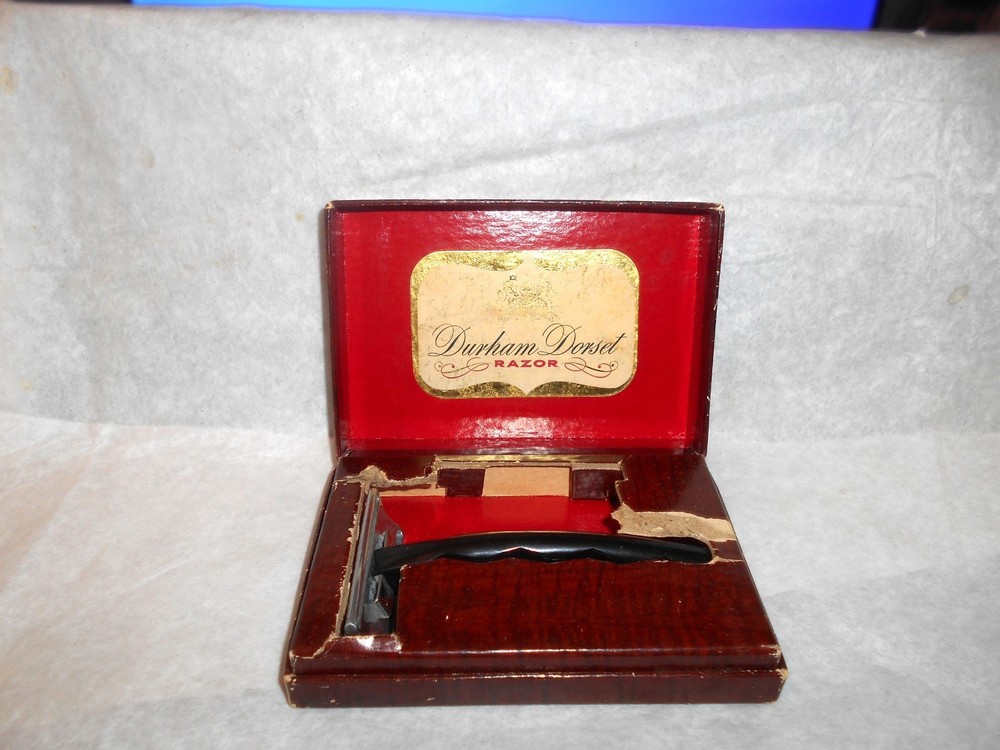 Durham Dorset Safety Razor w 1 Blade Box