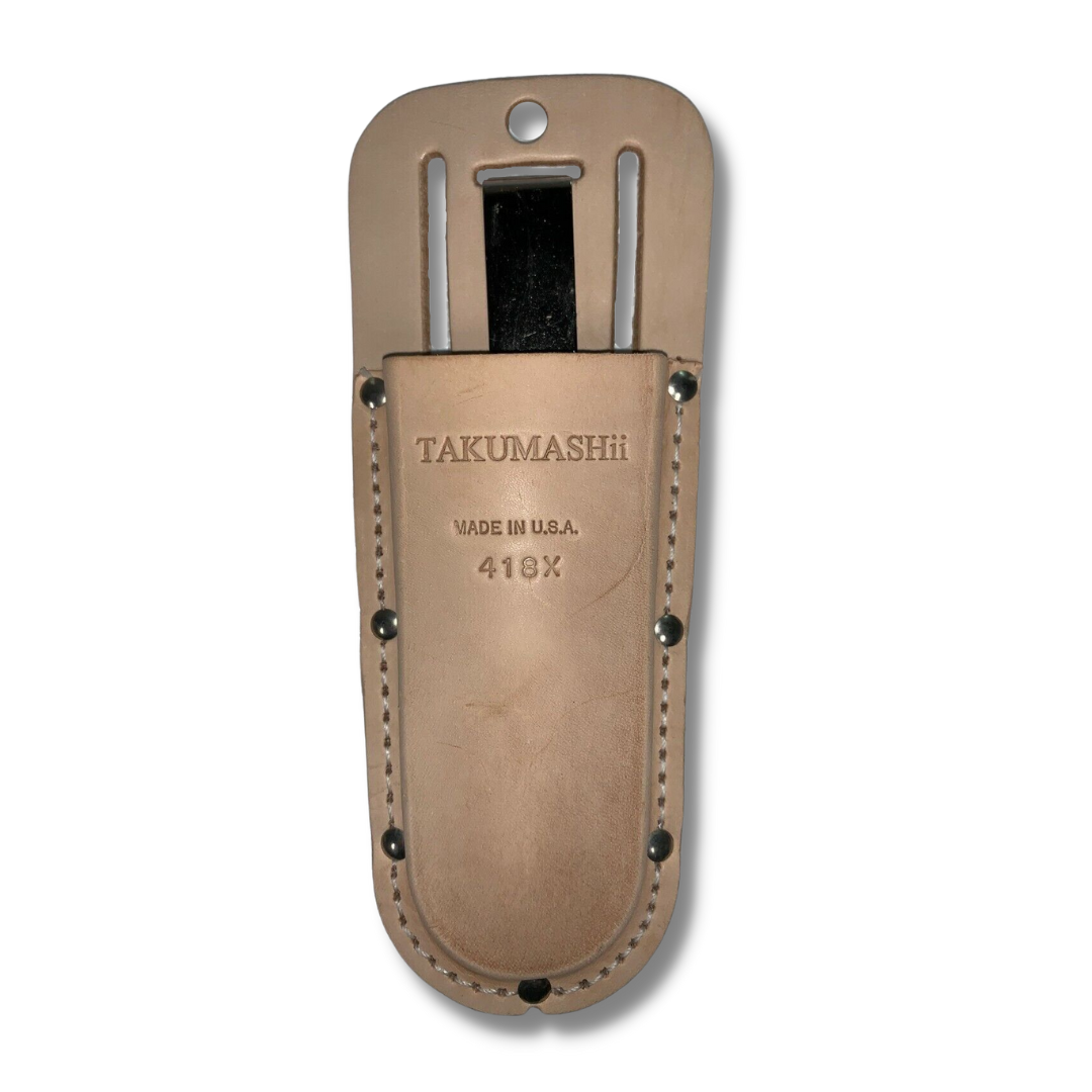 SaidiCo Professional Garden Pruner & Takumashii Leather Pruner Holster Combo Kit