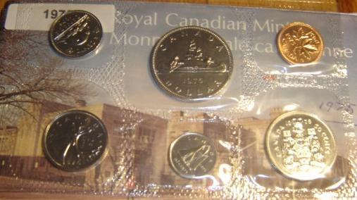 1975 Canada PL RCM Set (6 Coins UNC.)