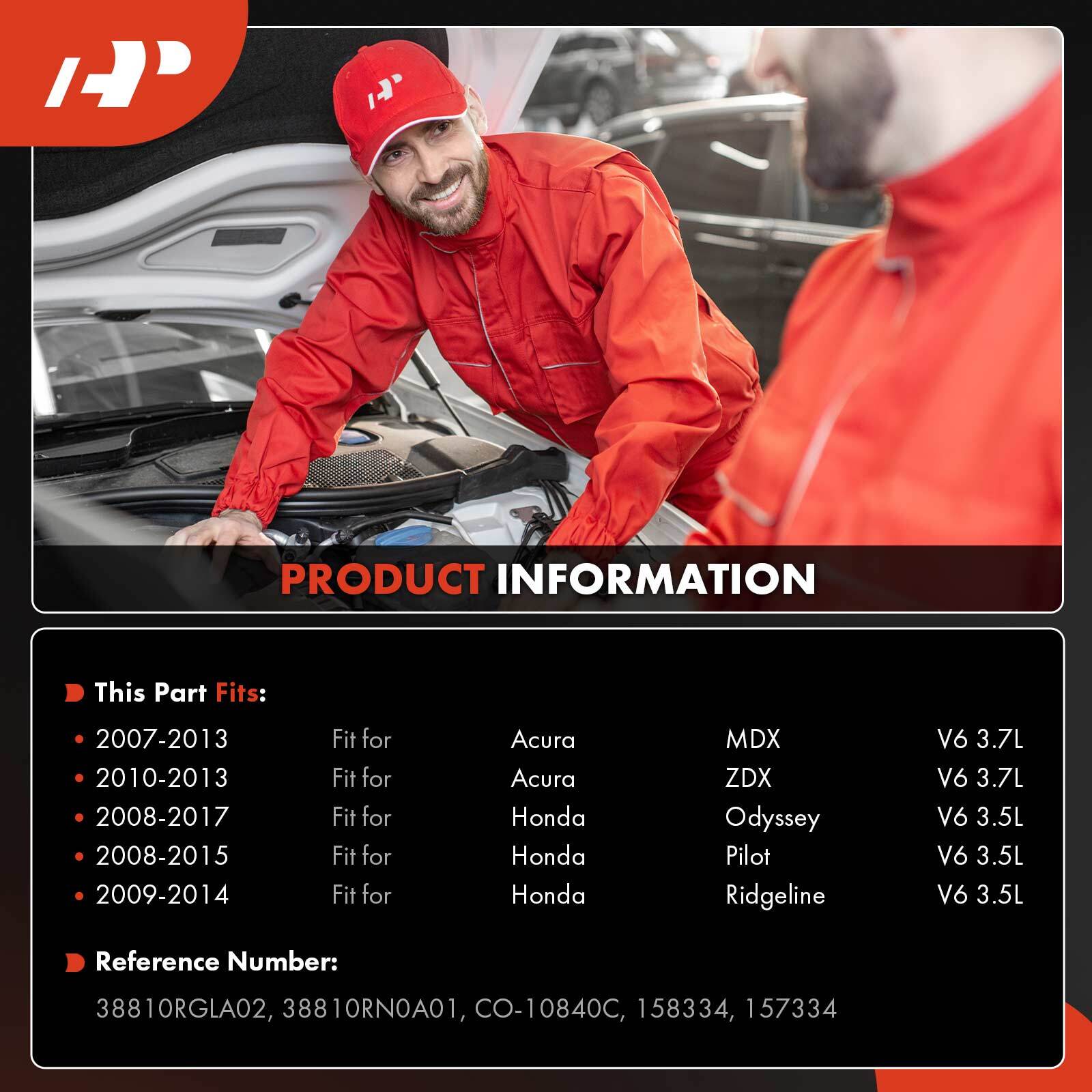 AC Compressor w/Clutch for Acura MDX 2007-2013 ZDX Honda Odyssey Pilot 10SR17C