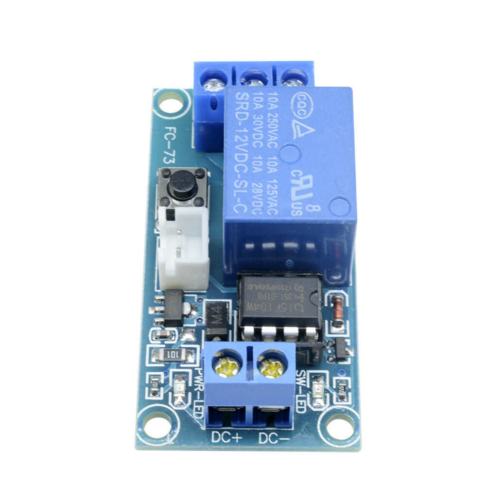1/5/10PCS 12V Latching Relay Module With Touch Bistable Switch MCU Control