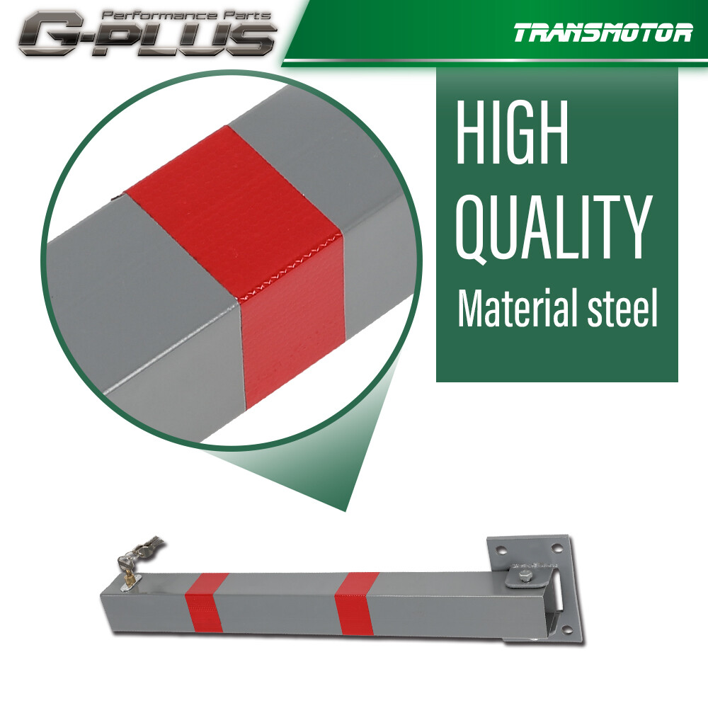 Square Heavy Duty Foldable Bolt Down Security Parking Post Bollard Driveway