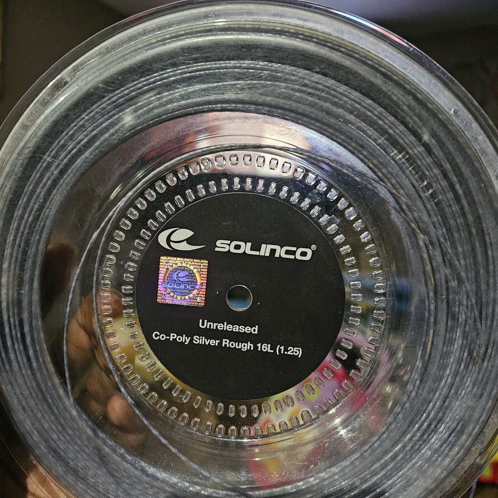 Solinco Unreleased Co-Poly Silver Rough 16g