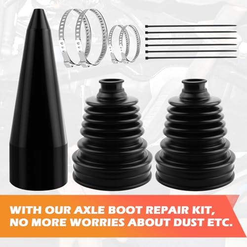 CV Boot Repair Kit Includes CVs Boot Expander Tool,Soft CV Axle Boots Repair