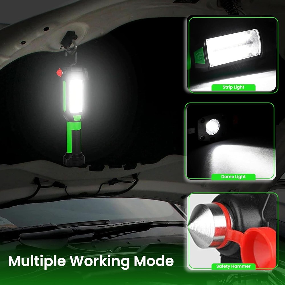 9-in-1 Emergency Car Tool Kit (Includes LED Flashlight) (Batteries Included)