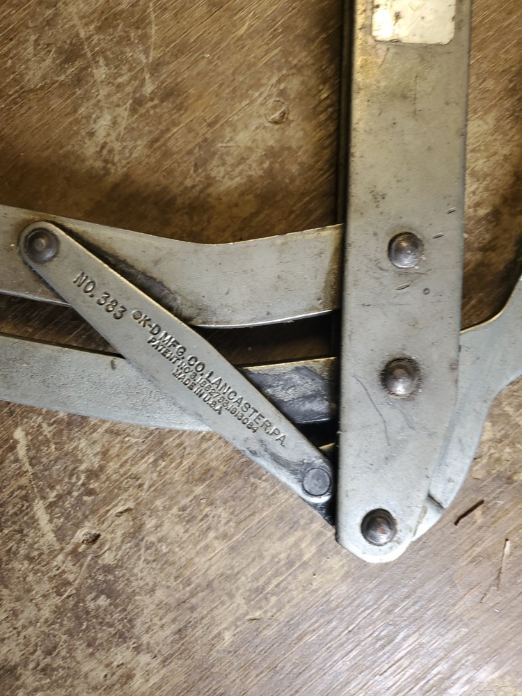 K D Tool Mfg Co No 383 Valve Spring Compressor Tool