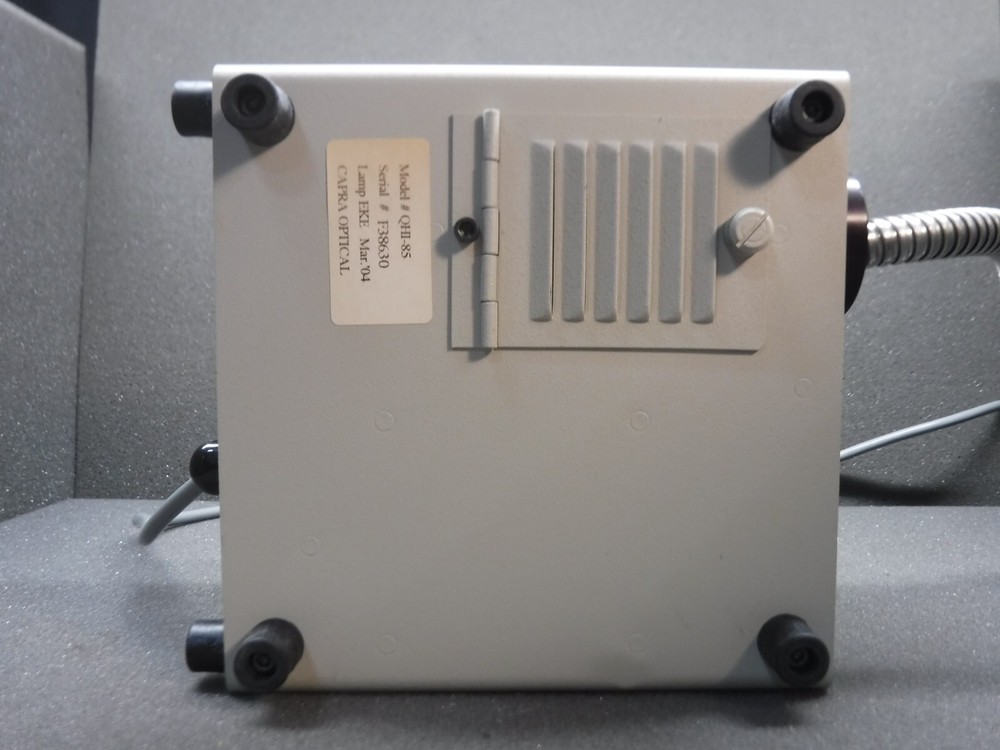 Capra Optical Inc. Model: QHI-85 Fiber Optic Illuminator With Ring Light