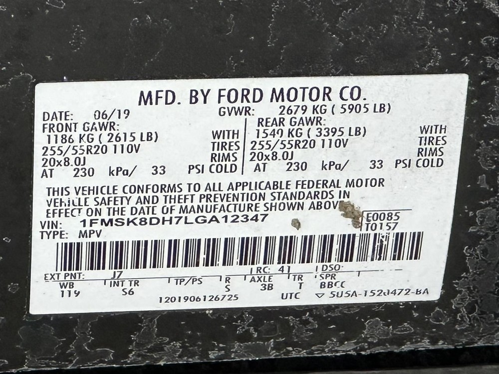 Camera/Projector Camera Windshield Mounted Fits 20-24 AVIATOR 2726829