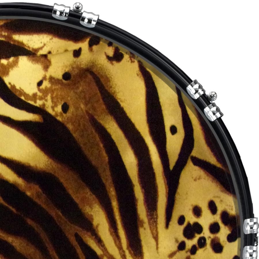 22" Aquarian Kick Bass Drum Head Graphical Image Front Skin Animal Pattern 2
