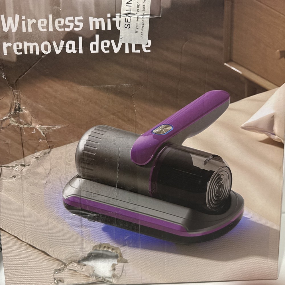 Home Mite Removal UV Sterilization Wireless Vacuum Open Box Check Description