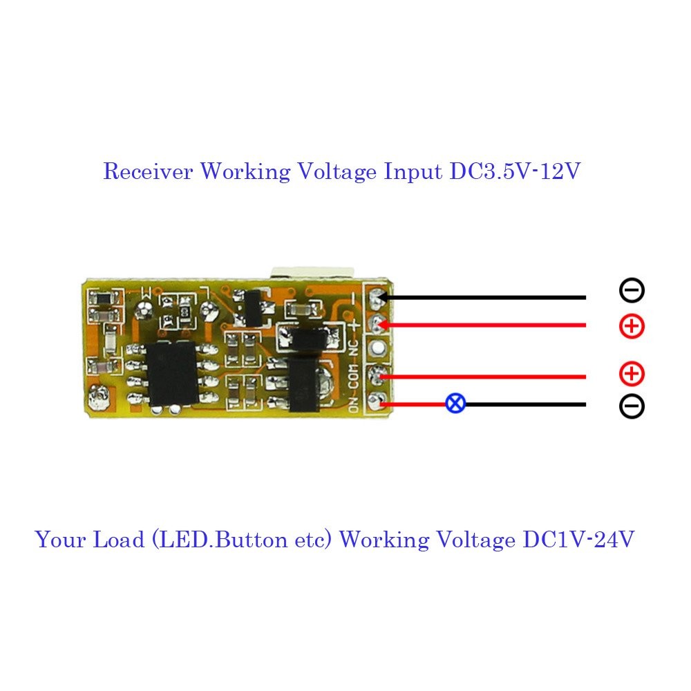 Mini Remote Relay 12V Wireless Control Switch, 433Mhz Remote...