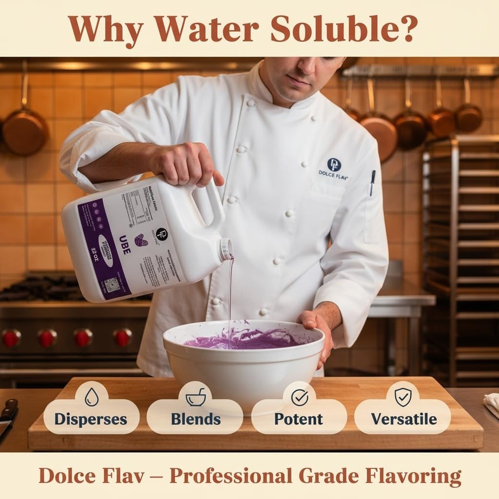 32 oz. Ube Flavoring – Elevate Desserts & Beverages with Authentic Taste