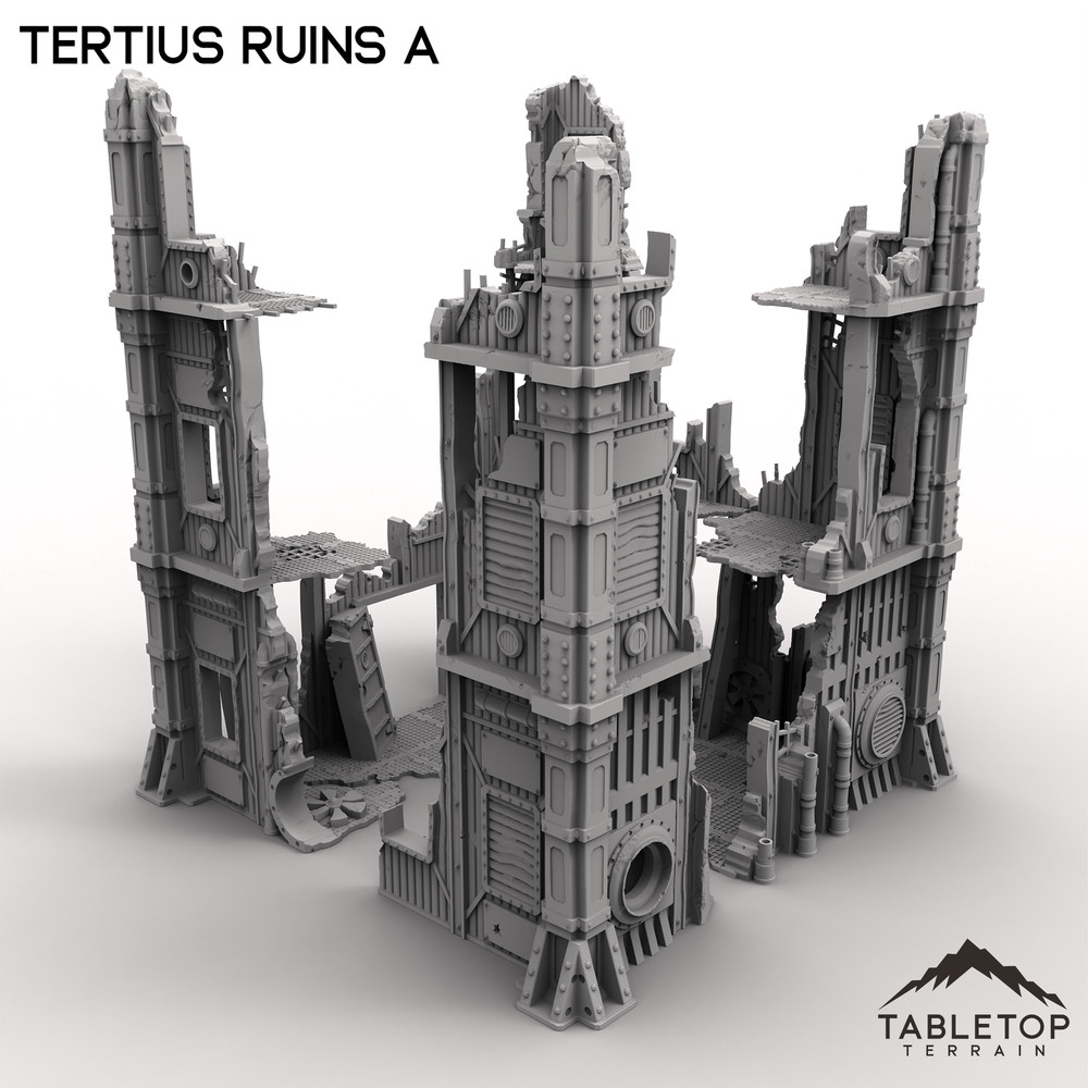 Tertius Ruins A - Grimdark Gothic Wargaming Tabletop
