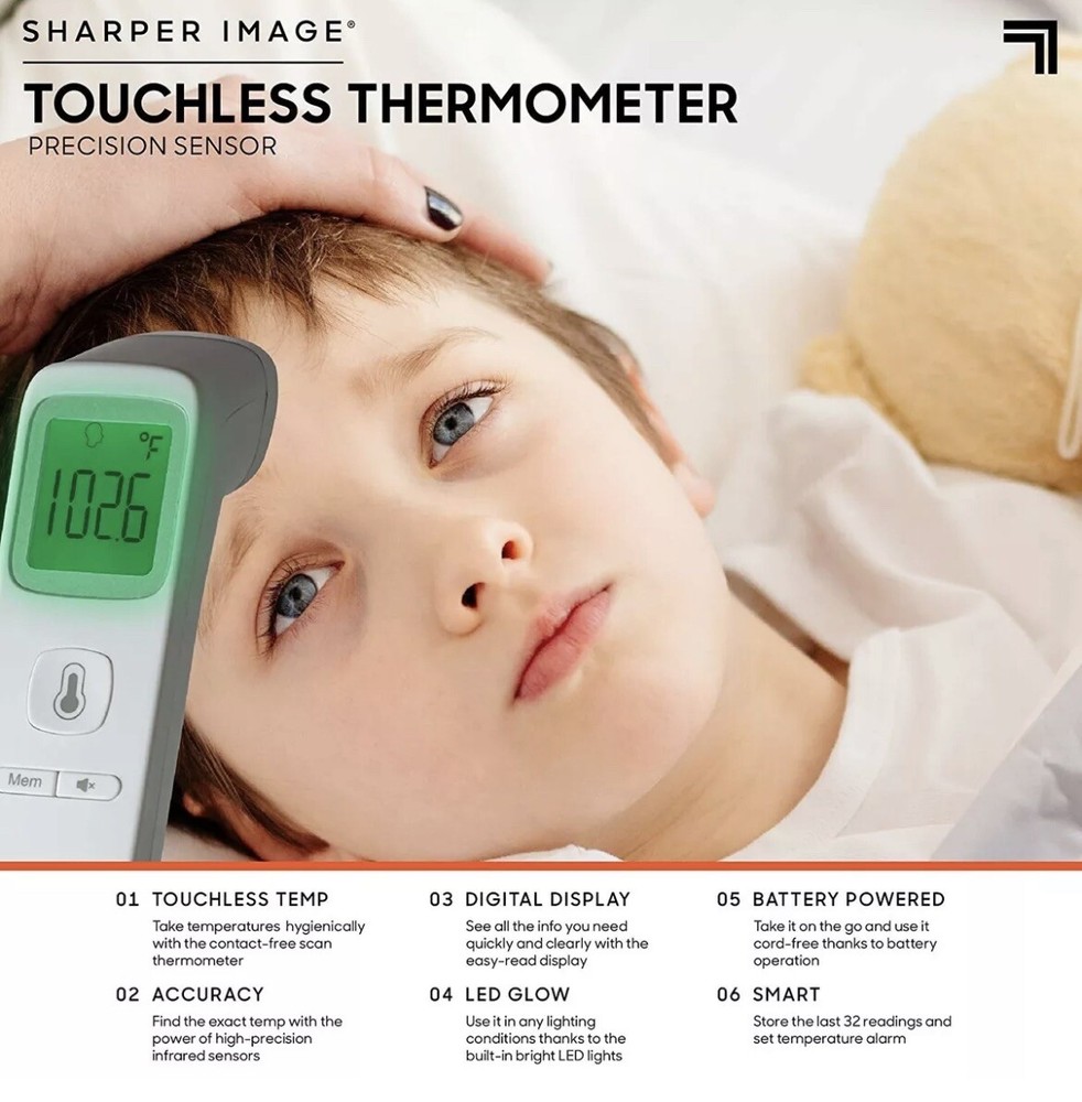 Sharper Image Touchless Thermometer NEW #1