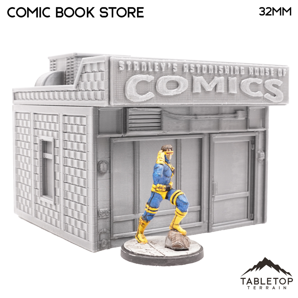 Comic Book Store - Marvel Crisis Protocol Building - Tabletop Terrain MCP