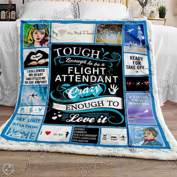 Flight Attendants Fleece Blanket