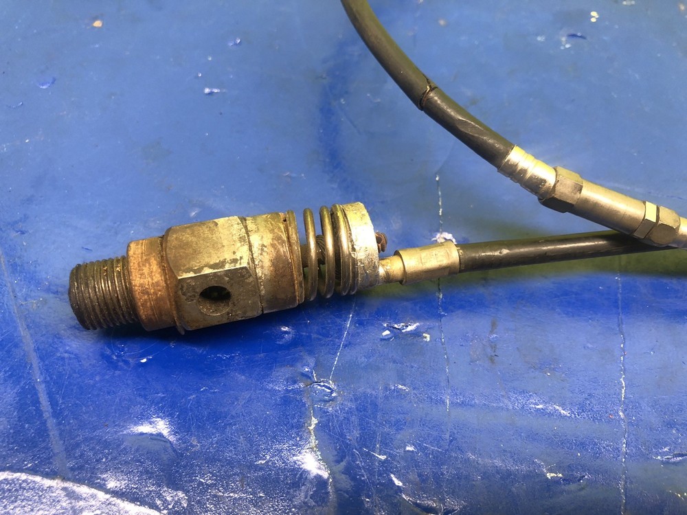 Vintage Decompression Release With Cable And Lever