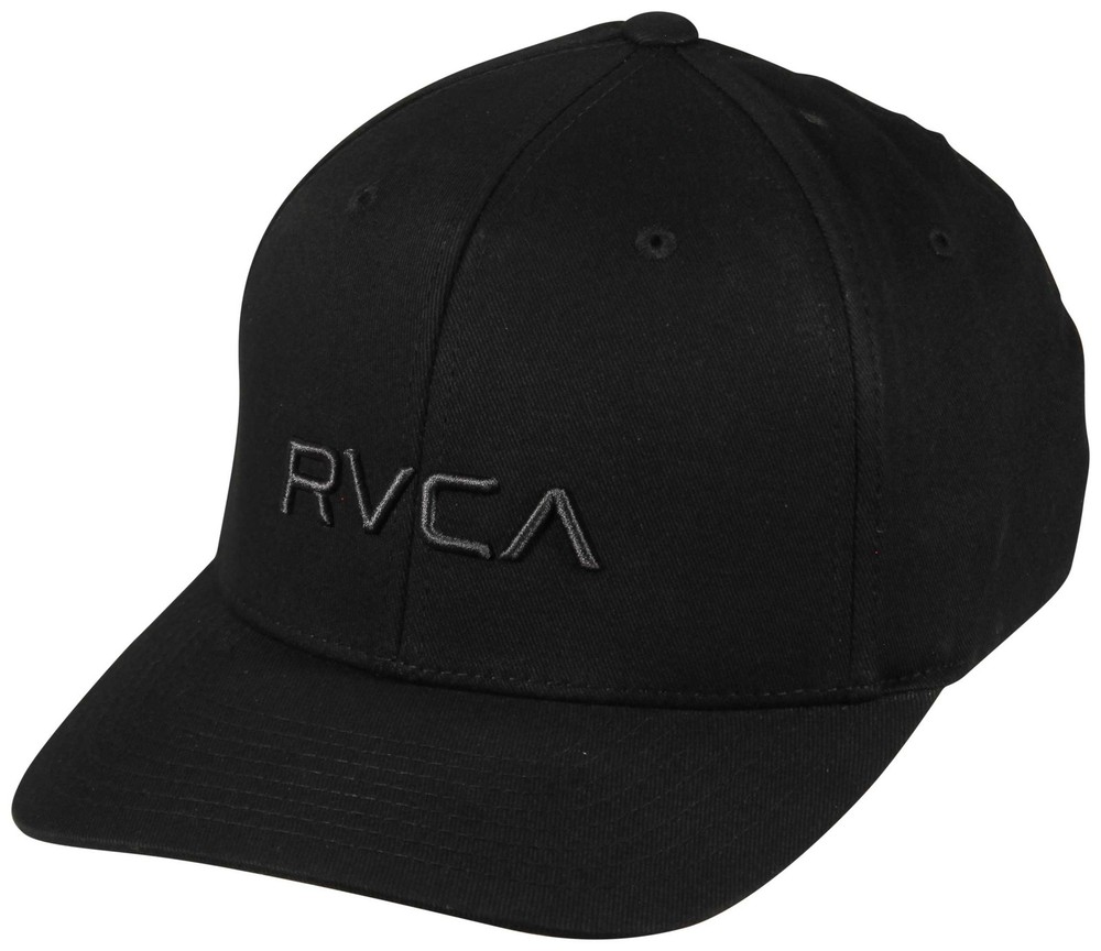 RVCA Flexfit Hat - Black - New