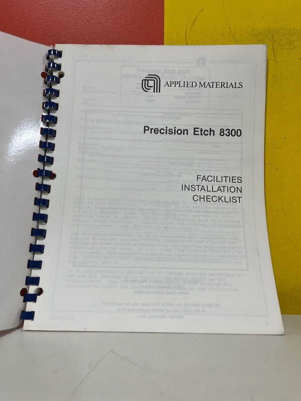 APPLIED MATERIALS Precision Etch 8300 Precision Etch 8300 Facilities