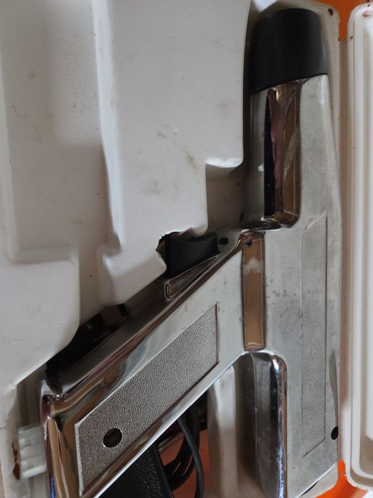 TESTED Vintage Silver INDUCTIVE TIMING LIGHT w Cables