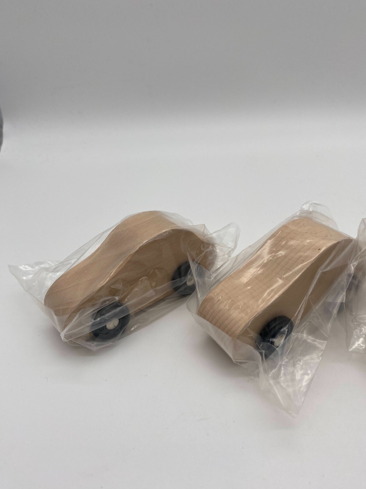 Set of 4 Wooden Cars to Paint/Decorate - New In Package