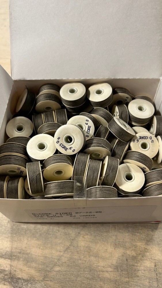 TEX 60 STYLE U D/CORE A&E SIDED BOBBINS 1 GROSS (144 PCS)