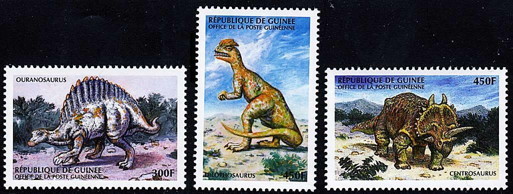 👉 GUINEA = DINOSAUS set   MNH REPTILES