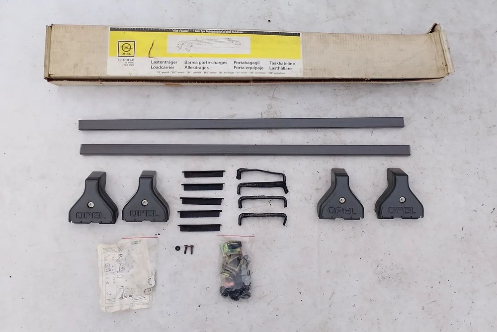 NEW roof rack basic support installation kit roof original Opel Kadett E