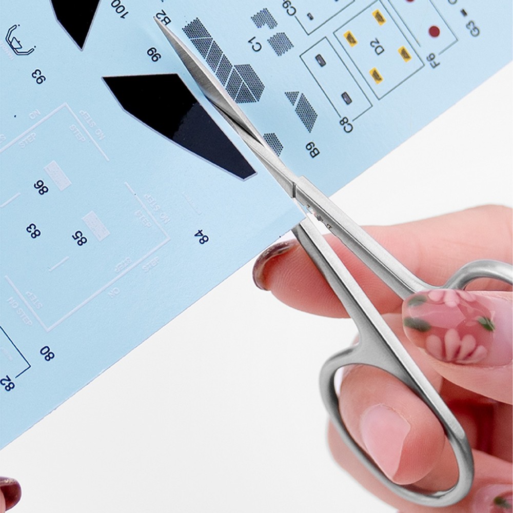 1Pc T10B01 Stainless Steel Sharp Edge Modeling Scissors For Model Stickers Tool