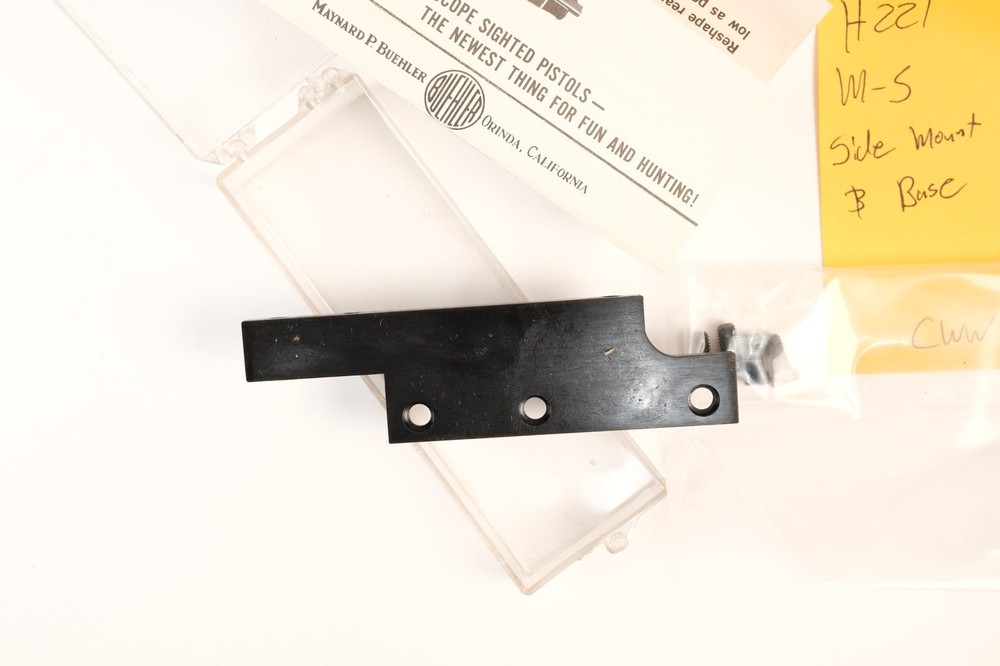 H221 Buehler Scope Mount Base Code M-S Mannlicher Schoenauer Side Mount & Base