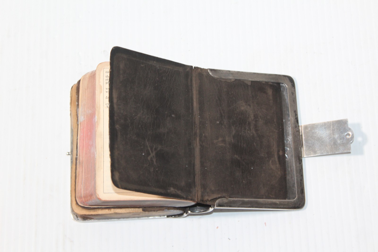 Vtg Sterling Silver .925 Cover Book Of Common Prayer 1892 & Hymns