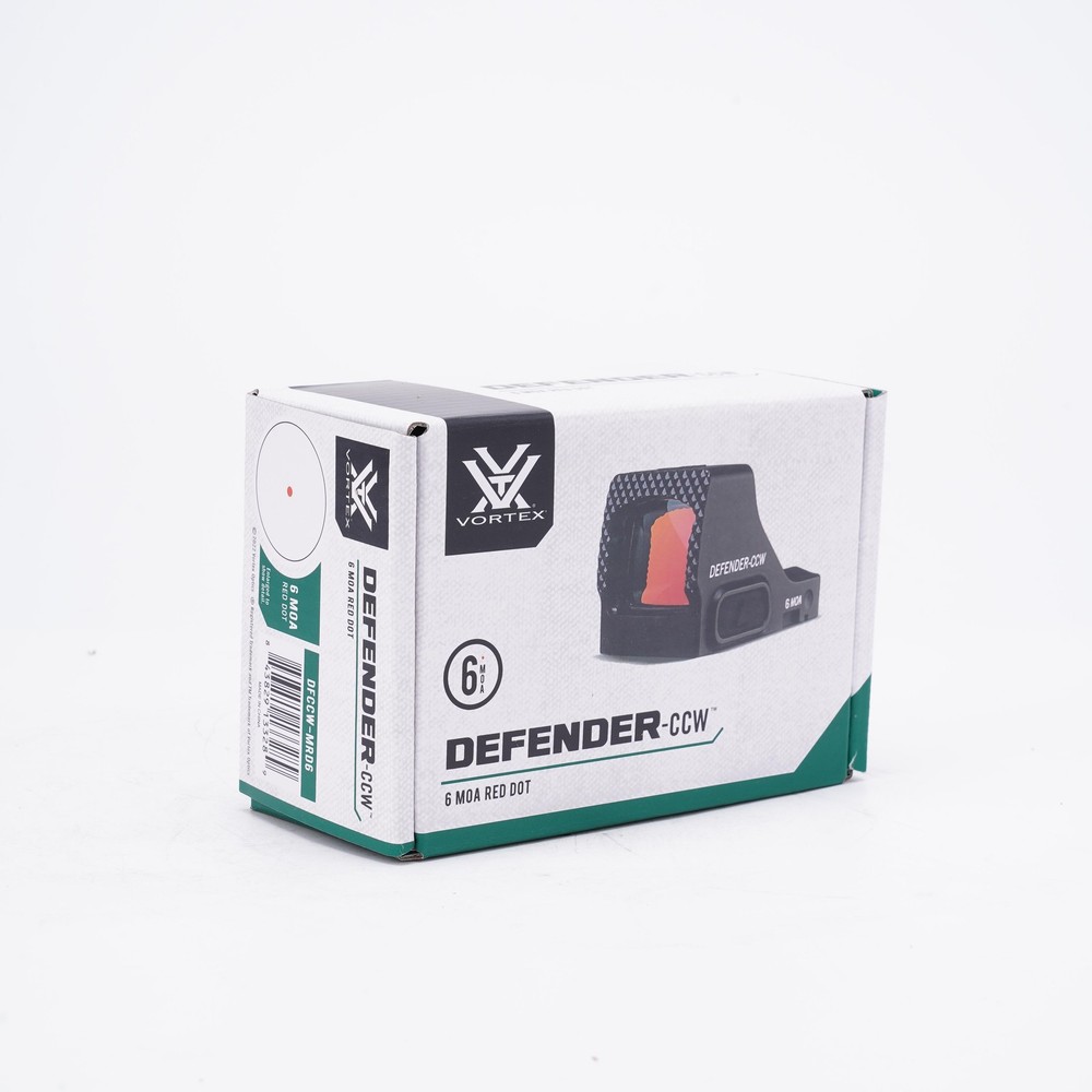 Vortex Defender-CCW 6 MOA Red Dot Sight DFCCW-MRD6 NEW