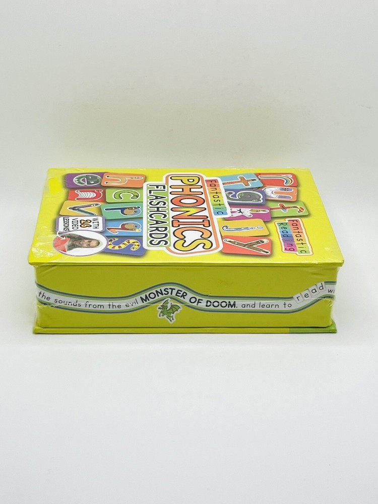 Phonics Flashcards w/ Interactive Video Lessons Children Educational Reading NEW