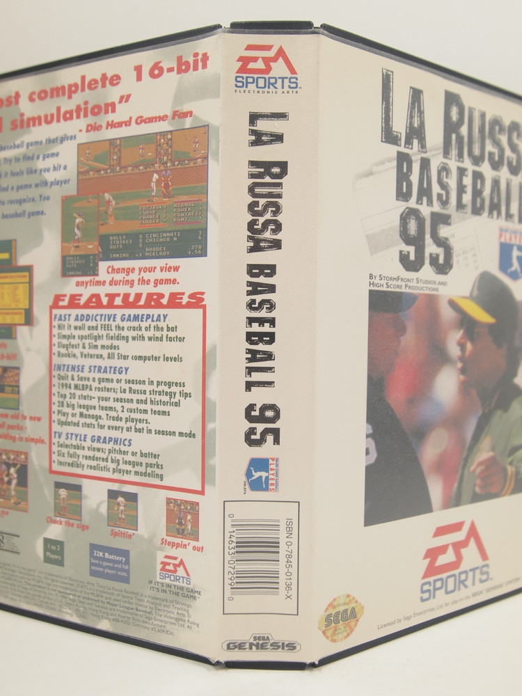 La Russa Baseball 95 Case (SEGA Genesis) Authentic BOX ONLY