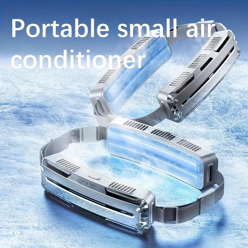 Portable Wearable Waist Fan With 3 Speeds 360° Cooling For Outdoor Activities,o