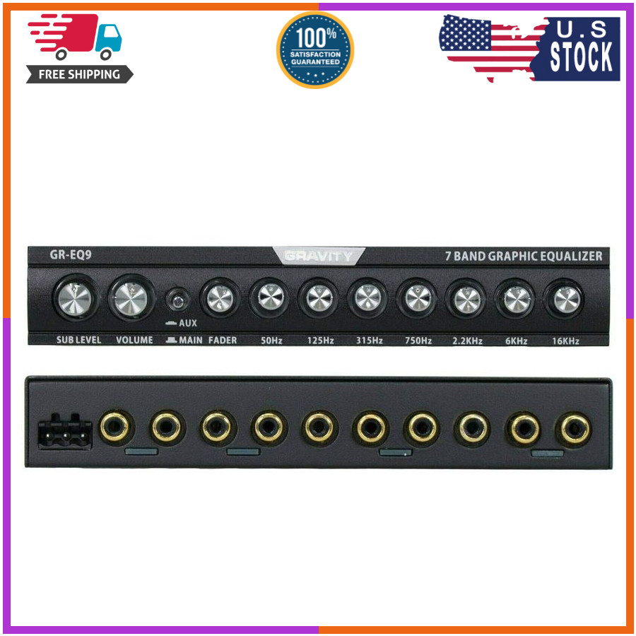 7 Band Graphic Equalizer GR-EQ9