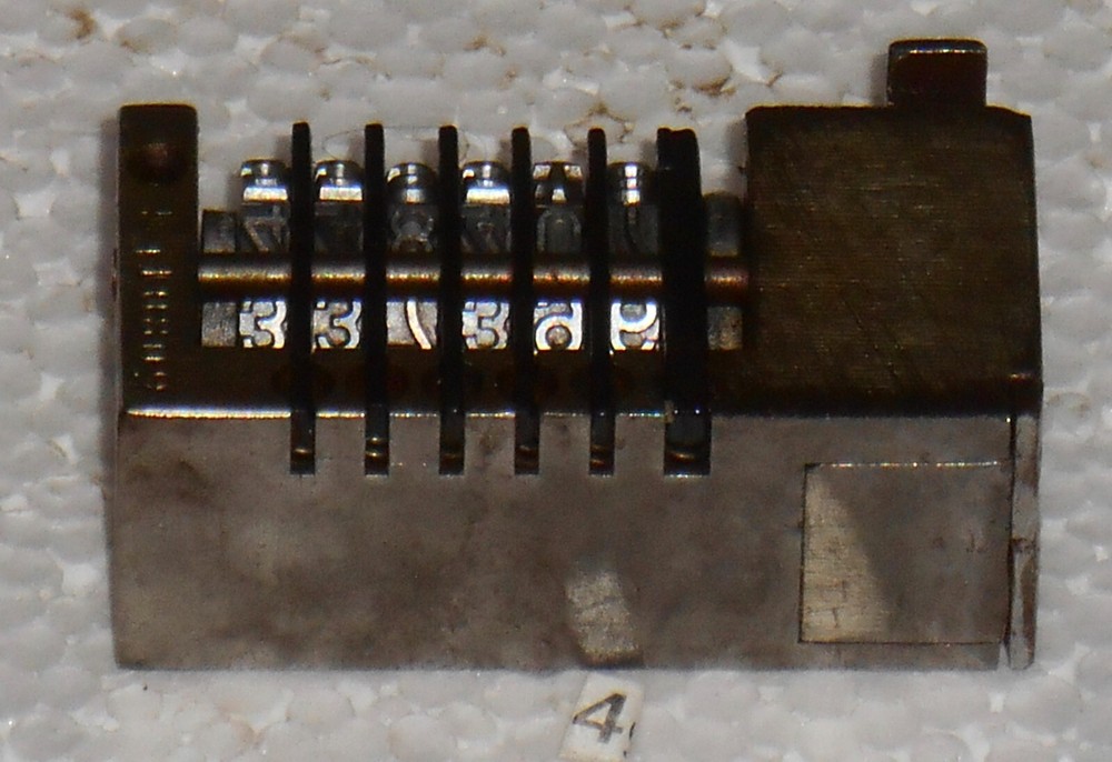 WMA Letterpress Numbering machine | 4