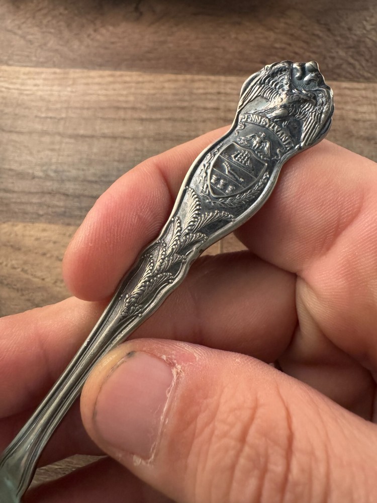 Wm Rogers & Son Pennsylvania Souvenir Collector Spoon Silverplated