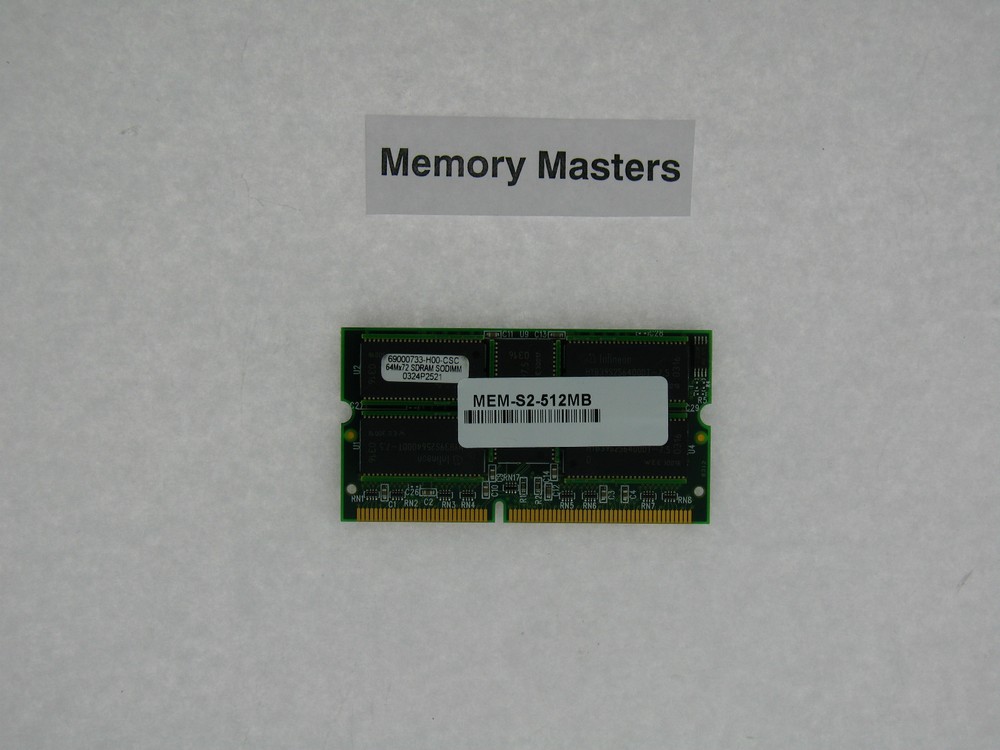 MEM-S2-512MB 512MB Approved Memory Module for Catalyst 6000 with Supervisor