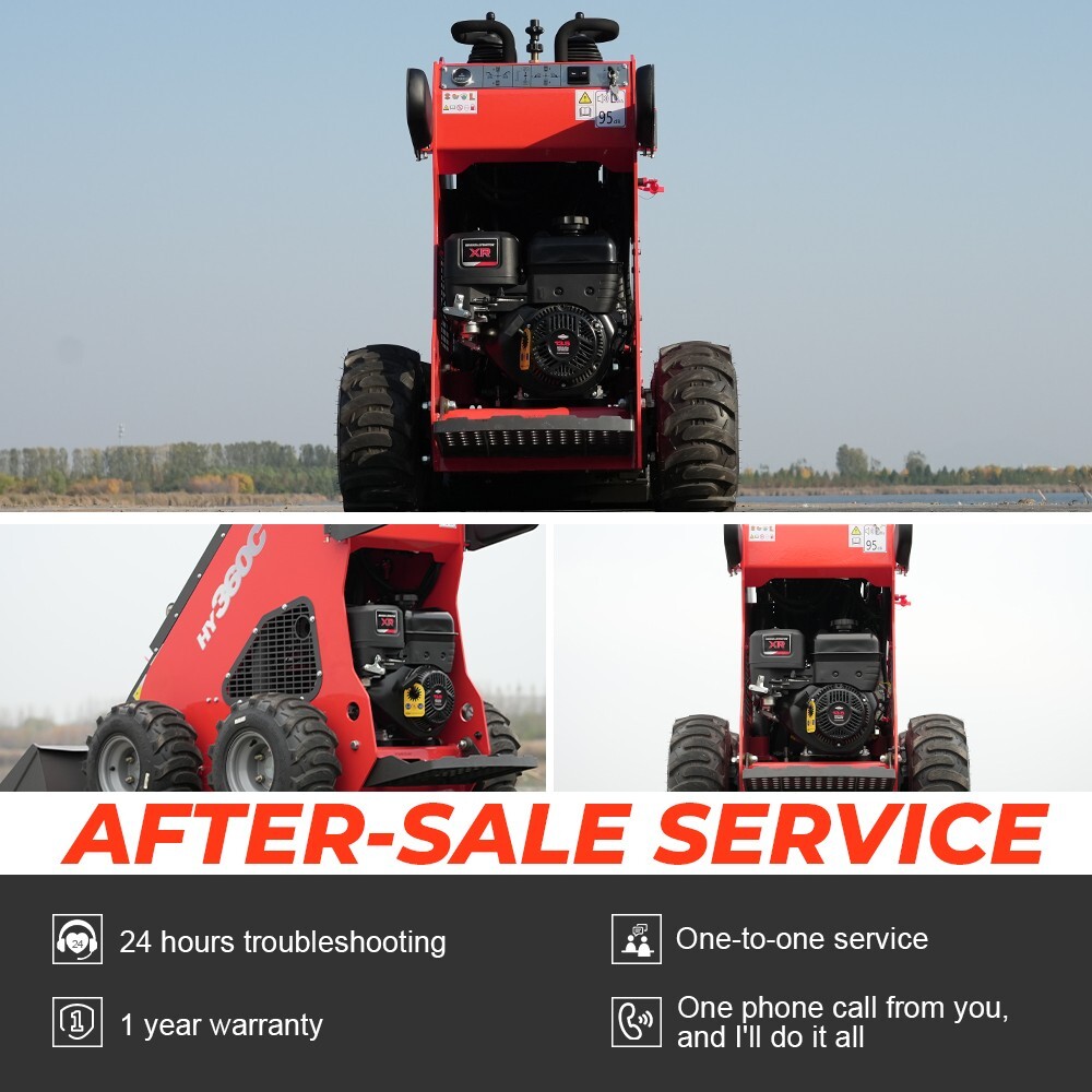 HUAYEE FREE SHIPPING New Mini Skid Steer Loader 13.5hp B&S Gas EPA Engine