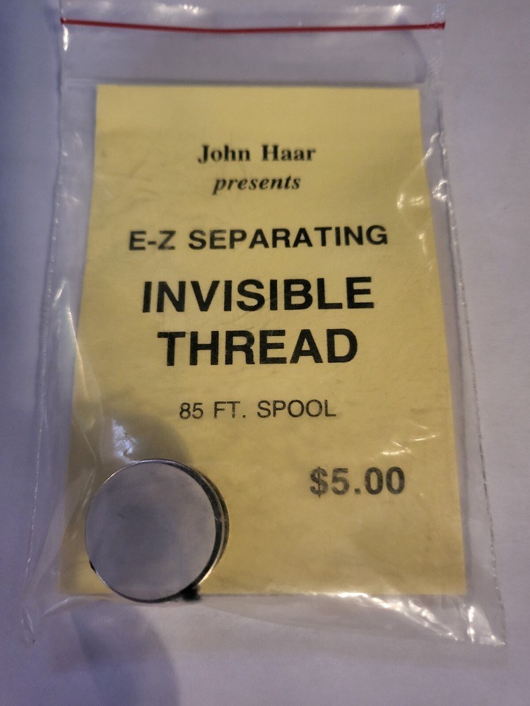 THREAD REFERENCE BOOK 6 x 9 INVISIBLE THREAD 48 PGS AND 85 FT EZ SEPARATE THREAD