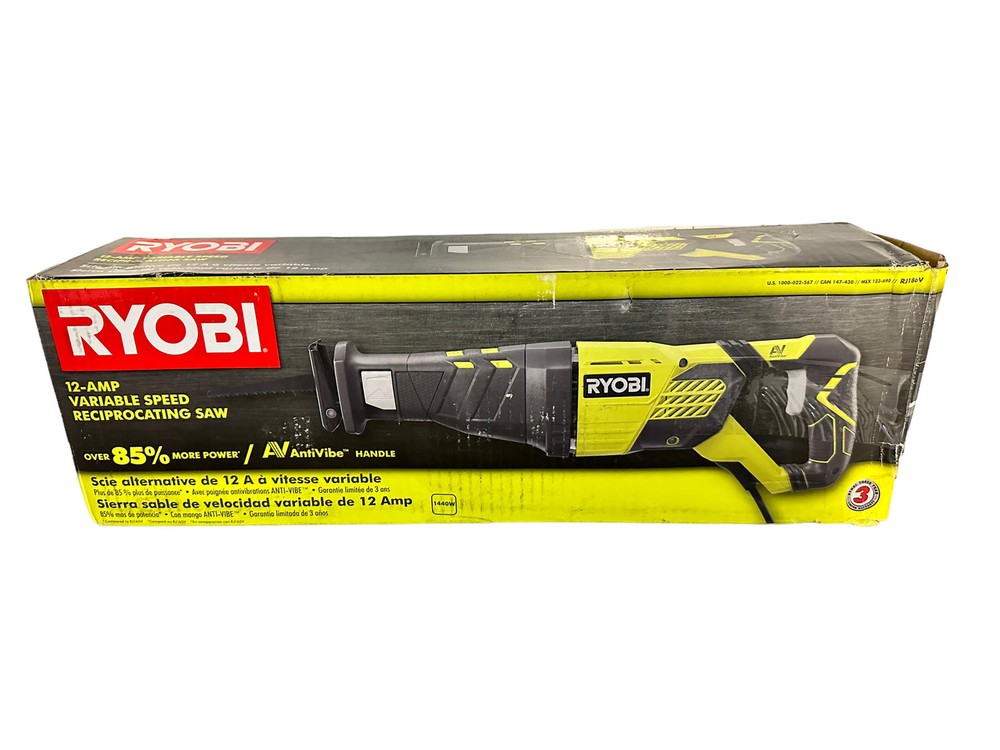 RYOBI RJ186V 12Amp VARIABLE SPEED Reciprocating Saw
