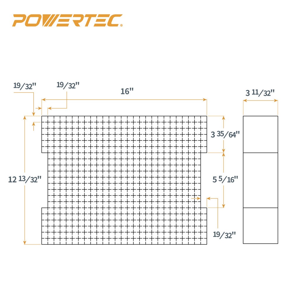POWERTEC Pre-Cut Foam Insert Replacement for L-Boxx2, Power Tool Transport 71603