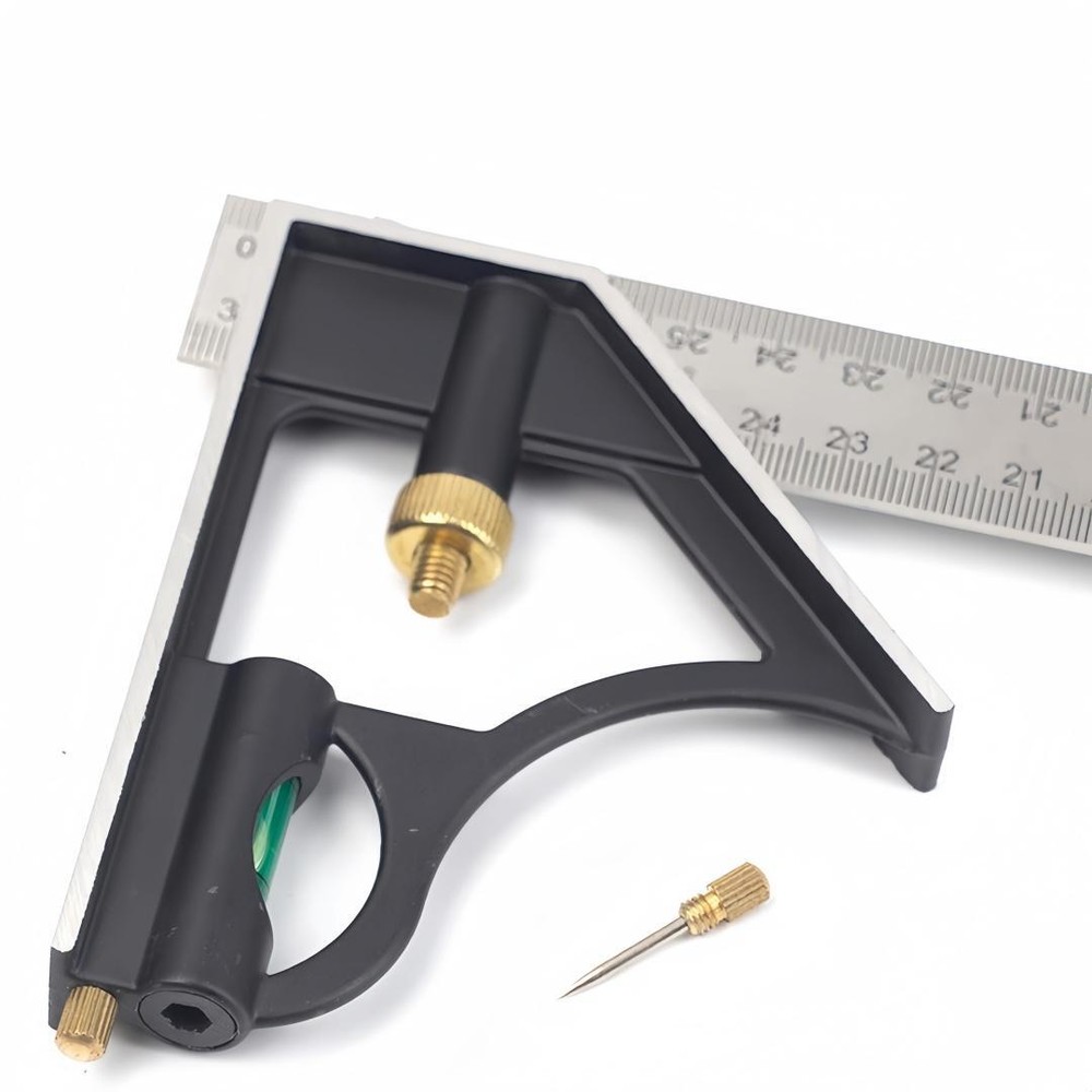 300mm 12" Adjustable Engineers Combination Square Set Right Angle Ruler Tools