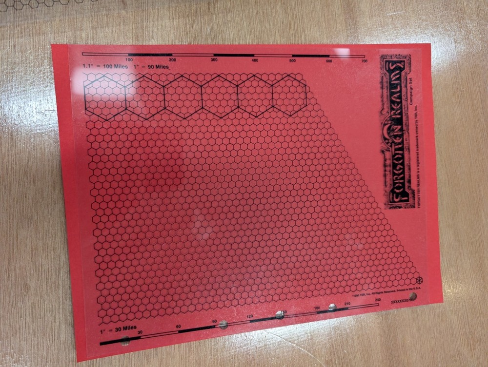 Forgotten Realms Campaign Setting Boxed Set /TSR 1085 - Incomplete