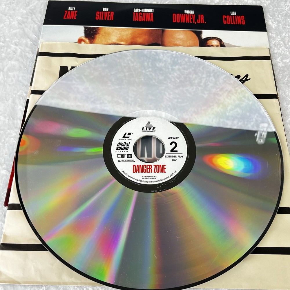 Danger Zone Laserdisc - 1996