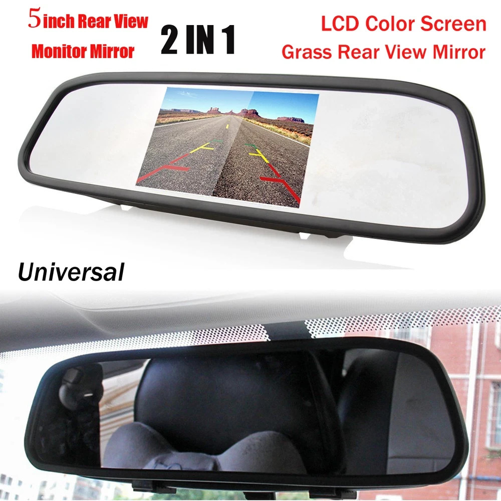 4.3" - Backup Camera Mirror Car Rear View Reverse Night Vision Parking System