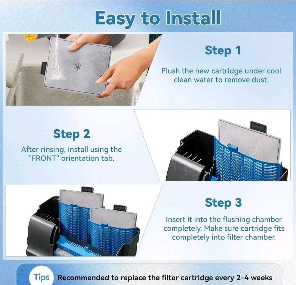 Large Replacement Filter Cartridges for Aqueon - 16 Pack